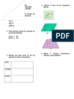 Área figuras geométricas