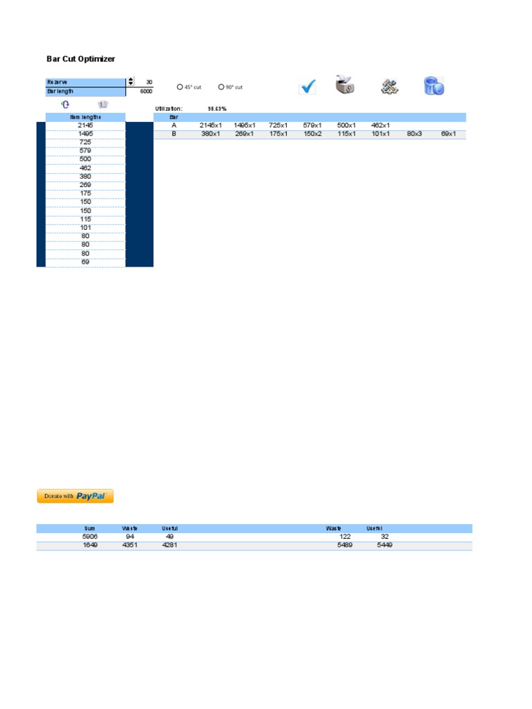 23 Pipe Cutting Optimizer Download Free PDF Pipe (Fluid Conveyance