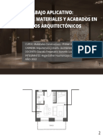 Trabajo Aplicativo: Propuesta de Materiales Y Acabados en Espacios Arquitectónicos