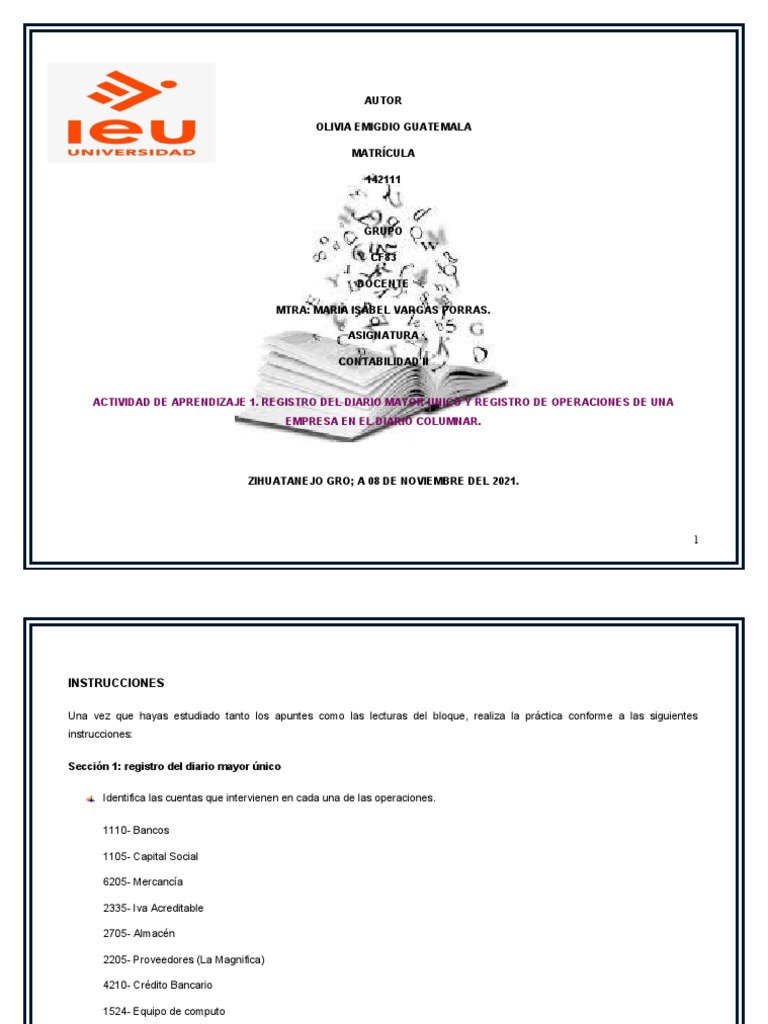 Contabilidad Ii Pdf Contabilidad Bancos