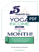 15 Mantras Guaranteed To Grow Your Yoga Income From Month To Month! Practicenow 1