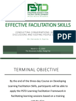 Facilitation Skills Training