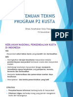 Pertemuan Teknis Program p2 Kusta - Nov16