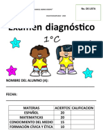 Examen de Diagnostico 1°c