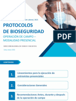 Protocolo de Bioseguridad - Trabajo Campo