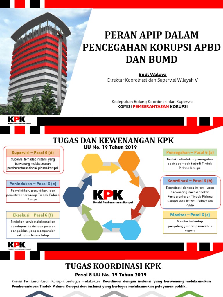 Peran APIP dalam Cegah Korupsi APBD | PDF