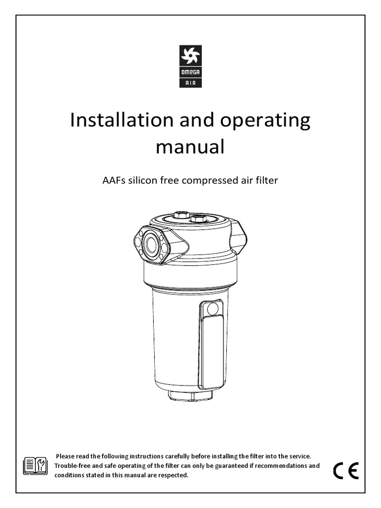 AAF Compressed Air Filter Manual | PDF | Safety | Industrial Processes