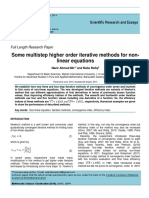 Some Multistep Higher Order Iterative Methods For Nonlinear