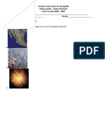 Examen Adecuado de GeografíaPrimer Grado