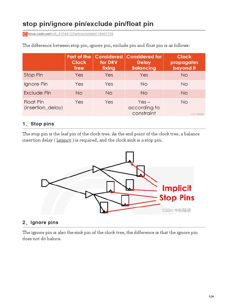 VLSI Pin Types: Stop, Ignore, Exclude, Float | PDF | Computer ...