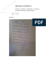 Examen Parcial de Matematica III