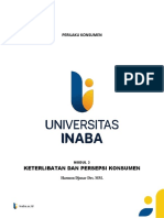 MODUL SESI 3 - Keterlibatan Dan Persepsi Konsumen