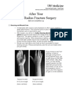 Post Surgery Distal Radius Fracture July 2013