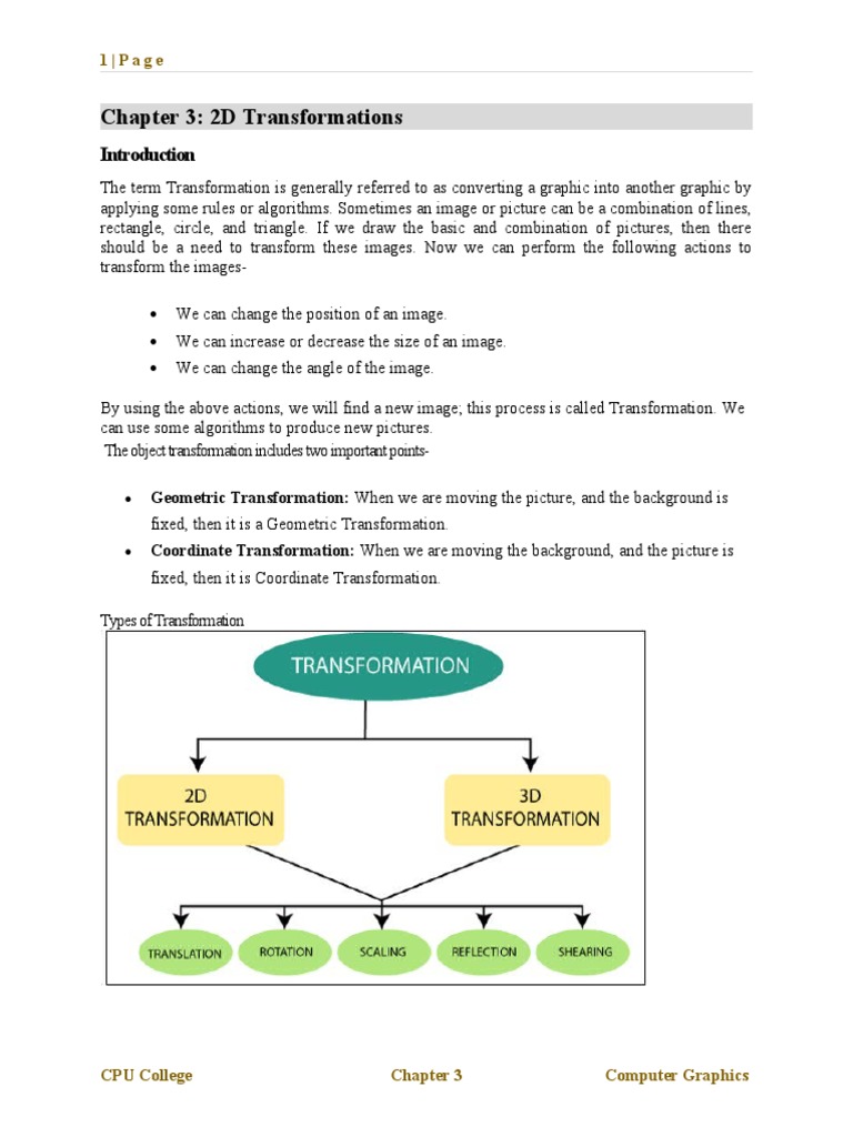 Chapter 3 Download Free Pdf 2 D Computer Graphics Cartesian
