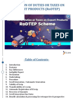 Remission of Duties and Taxes on Exported Products (RoDTEP) Guide