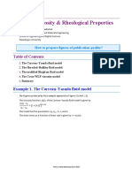 Week 1 Viscosity and Rheological Properties