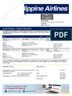 Electronic Ticket Receipt 10FEB For MELCHOR CANEZA