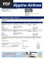 Electronic Ticket Receipt 10FEB For SIMPLICIA CANEZA