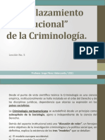 LecciÃ N 5 El Emplazamiento Institucional de La Criminología