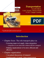 Chapter 1.transportation - Critical Link in The Supply Chain