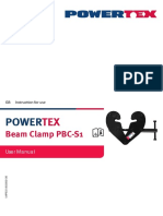 User Manual Powertex Beam Clamp - GB