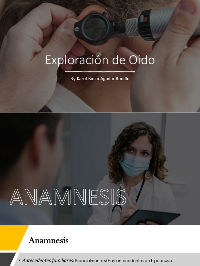 Exploración de Oido | PDF | Oído | Escuchando