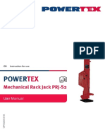 User Manual Powertex Mechanical Jack PRJ-S2 (UK)