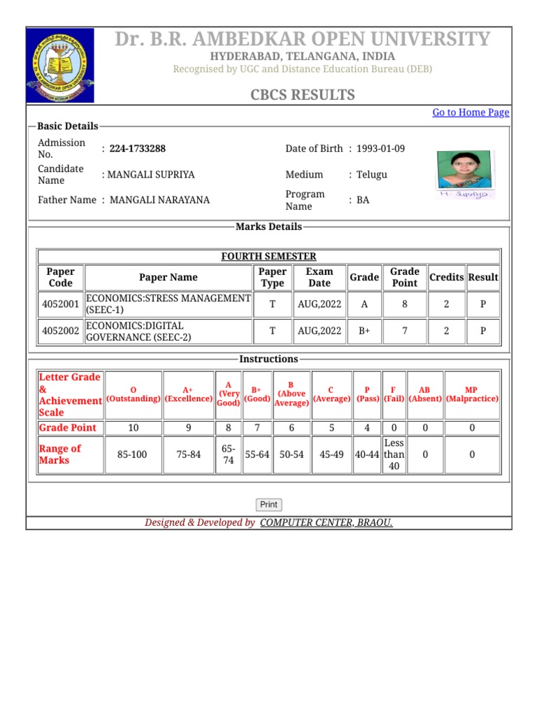 braou assignment first page pdf