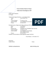 Format Kesediaan Berperan Sebagai