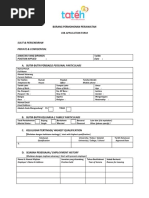 Job Application Form 2023