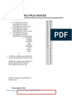 Multiple Choices: Iiiiiiiiiiiiiiiiiiiiiiiiiooooooooooooooooooooooooooooooooooooooooooooooooooooooo Answer Sheet