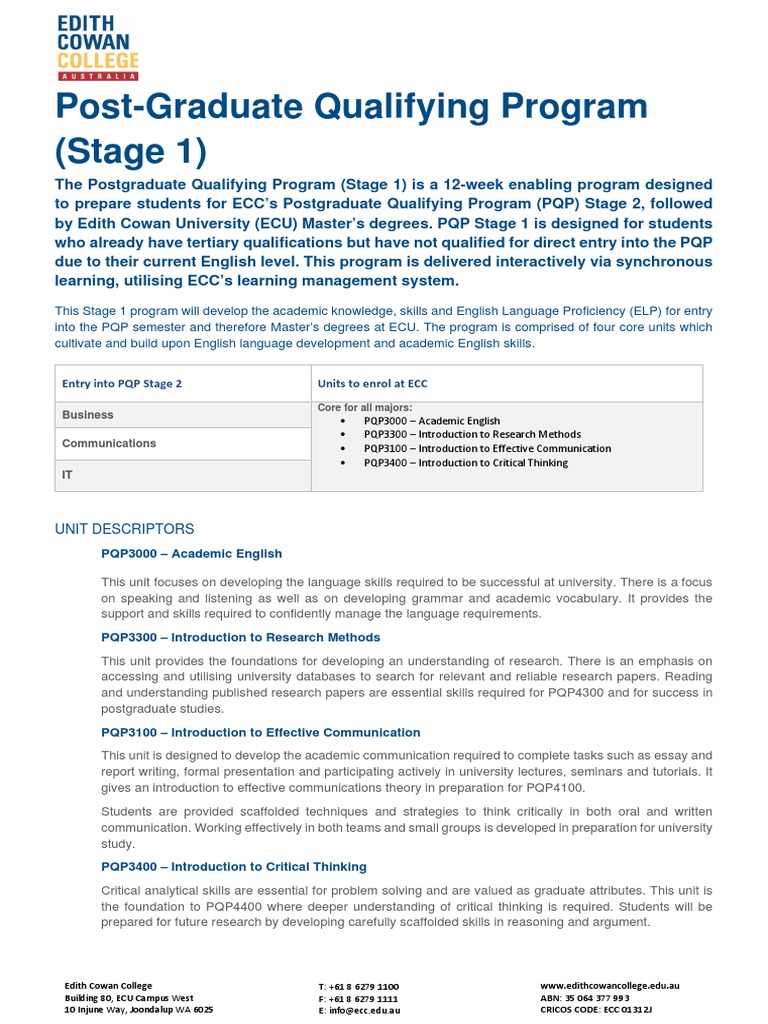Preparing International Students for Postgraduate Studies through English Language Development