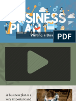 Business Plan Writing Process