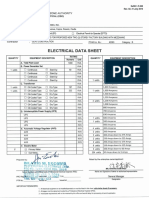 25FEB2022 - Electrical Data Sheet 2022 FEBRUARY