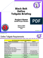 Module 14. Define Tollgate