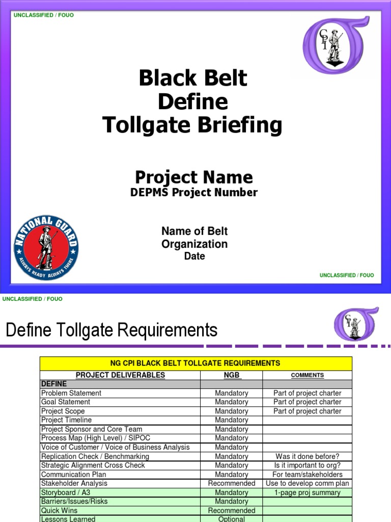 Tollgate Requirements for Project Certification | PDF | Risk | Risk ...