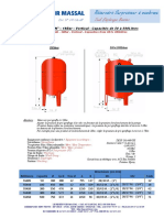 147-5A-AF - Dimensions 50 À 500litres - 10bar - VT - Inox