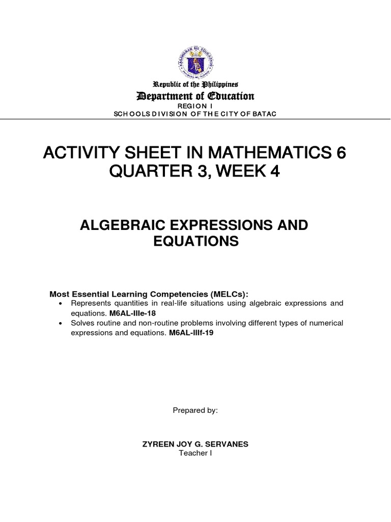 Math 6 Q3