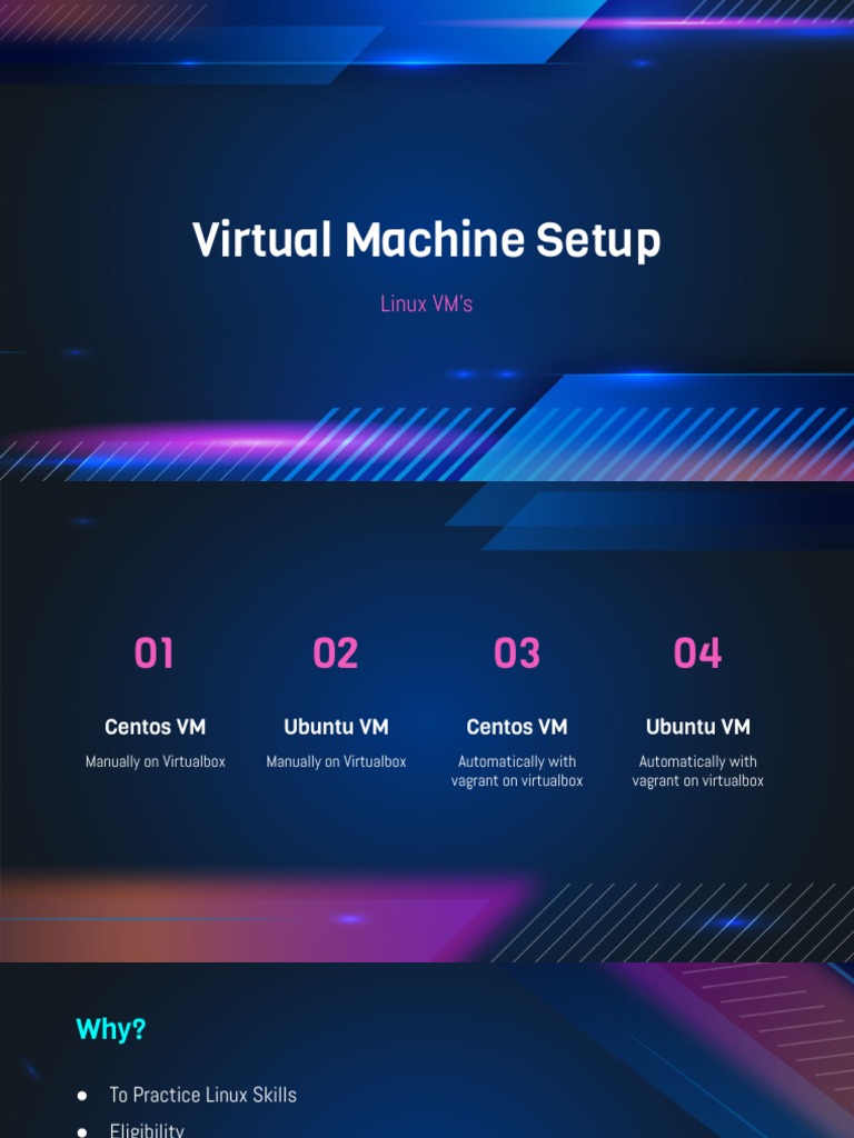 Linux VM Setup Guide for Beginners | PDF