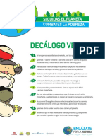 Poster Decalogo Verde Infantil