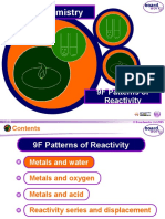 9F Patterns of Reactivity