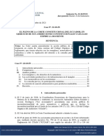 La Corte declara inconstitucionales normas sobre manglares y monocultivos