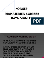 Konsep MSDM