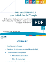 Panorama Normes et Référentiels Maîtrise de l'Energie mise à jour juillet2021