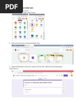 Steps in Making Google Forms Quiz