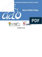 Plano Diretor Cicloviário Integrado de Porto Alegre — Relatório Final