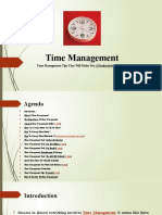 Presentation of Time Management Skills - by Sara