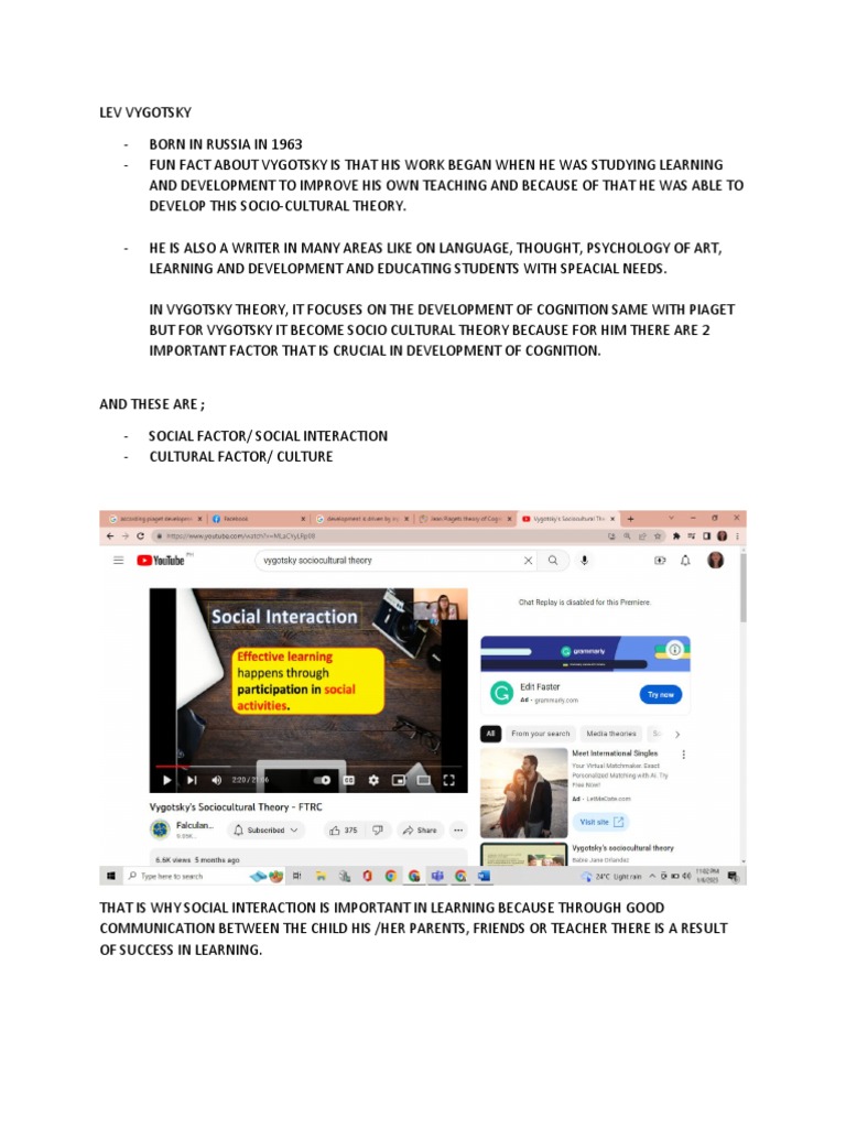 CONSTRUCTIVIST LEARNING THEORY VYGOTSKY PDF visual data 3