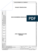 T821950001PF - Basic Engineering Design Data (Bedd)