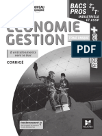 Corrige Eco-Gestion 2de-1re-Tle BP Industriels - Ed 2020